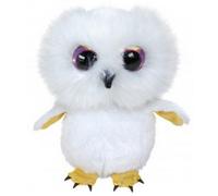 doudou Lumo chouette des neiges blanc 15 cm