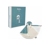 Doudou manchot - vert -