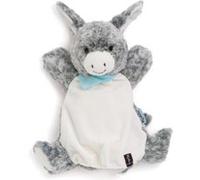 Kaloo Les Amis Donkey Puppet Puppet 30 Cm Blanc,Gris 0-24 Months