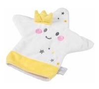 Doudou marionnette en forme d'étoile "Essen'Ciel" - Blanc/Jaune - L 25 x H 15 x l 6 cm Jaune G