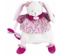 Doudou marionnette lapin cerise - doudou et compagnie Neutre G