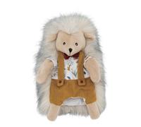 Doudou Marionnette Lucien L'hérisson Jaune Moutarde TU