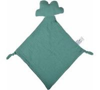 Doudou Mouchoir Bébé "Nuage" 46cm Vert Foncé G