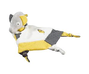 Doudou Mouchoir Eléphant En Velours - Babyfan Gris TU
