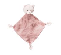 Sauthon Doudou mouchoir en coton Lily Poudrée plat