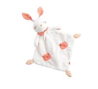 Doudou mouchoir en velours blanc