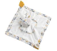 Doudou mouchoir en velours blanc