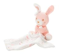 Doudou mouchoir lapin - Rose clair