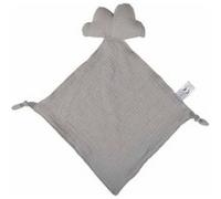 Doudou mouchoir Nuage en gaze de coton - Gris - l 30 x L 46 cm
