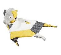 Doudou mouchoir eléphant en velours - babyfan gris TU