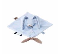 Doudou Nattou Bibou Le Lapin Plat Bleu Collection Alex Et Bibou