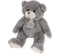Doudou Ours Câlin'Ours Taupe 25 cm - Histoire d'Ours - Marron - Bébé - Intérieur