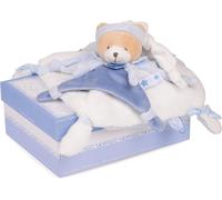 Doudou Ours Petit Chou-Boîte Cadeau-Bleu-17 Cm-Idée Cadeau de Naissance Garçon-Pour Bébé-Garantie Doudou Perdu-DC2716