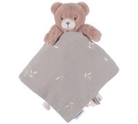 Doudou Ours réversible rose Jour et Nuit Orso