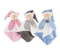 Doudou ourson vichy Baby Nat' Bleu Bleu G