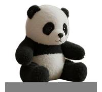 Doudou panda mignon - Peluche réaliste - Soutien émotionnel - Pour adultes et - Décoration de chambre d'enfant - Accompagnement câlin pour dormir
