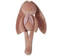 KALOO - Lapinoo - Pantin Lapin - Grande Peluche Doudou Lapin - Matière Très Douce en Velours Côtelé - Couleur Terracotta - 80cm - K218018