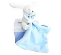 Doudou & Compagnie Lapin Boite Fleur - Ciel