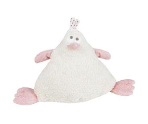 Doudou Peluche Poulette Rose naturel 30 cm Efie® Coton Bio Vegan