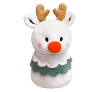 Doudou Peluche Renne de Noël Douce et Douillette Décoration Maison | Peluche Cerf de Noël Pour la Chambre de Bébé, le Salon, le Bureau, la Maison, Voyages, les Fêtes, les Anniversaires