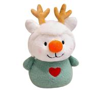 Doudou Peluche Renne de Noël Doudou Doux à Câliner et Objet Décoratif pour | Peluche Renne Jouet Pour la Chambre de Bébé, le Salon, le Bureau, la Maison, Voyages, les Fêtes, les