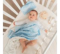 Doudou Personnalisé,couverture Bébé Personnalisée,ouverture Bébés, Multifonctionnel Bilatéral Doux Et Melleux Pour Landaus,couverture Personnalisable (76x100cm)