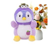 Doudou Pingouin - en Peluche - en Forme de Fruit - Jouet d'accompagnement Doux - pour, Adolescents, Adultes, collectionneurs - Temps de Jeu - pour Chambre de bébé, Chambre à Coucher, Salle