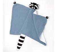 Doudou plaid raton laveur orage