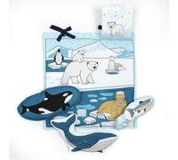 Doudou plaid raton laveur pétale