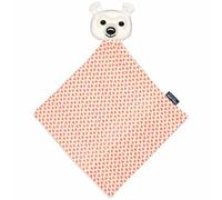 Doudou plat 28cm coton bio Ours polaire Coq en Pâte® - Doudou Coton b