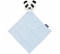 Doudou plat 28cm coton bio Panda Coq en Pâte® - Doudou Coton bio