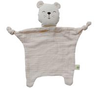 Doudou Plat à Nœuds Coton Bio Bear aPunt Barcelona® - Doudou bébé Bio