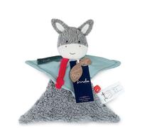 Doudou plat Ane 22 cm Maïlou Tradition® coton bio - Doudou bio fait e