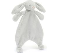 Doudou plat Bashful Lapin Silver (20 cm)