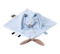 Doudou Nattou Bibou Le Lapin Plat Bleu Collection Alex Et Bibou