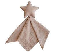Doudou plat étoile natural