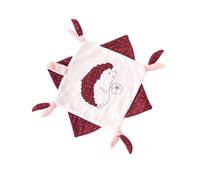 Doudou plat hérisson rose TU