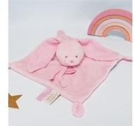 Doudou plat lapin - Baby Nat' Rose Rose G
