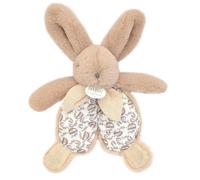 Doudou et Compagnie - LAPIN DOUDOU - Peluche Doudou Lapin - Beige Sable - 18 cm - Pour Enfants Filles et Garçons dès la Naissance - Boîte Cadeau Incluse pour Offrir - Garantie Doudou Perdu - DC4192
