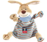 Doudou plat Lapin bleu