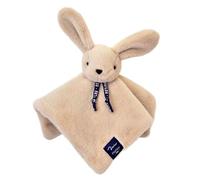 Doudou Plat Lapin dorlotin - Ivoire -Mailou