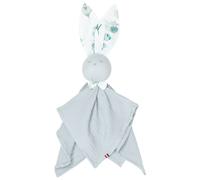 Doudou plat lapin eucalyptus eucalyptus, vert, gris TU