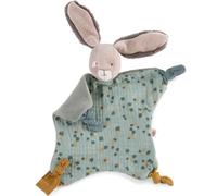 Doudou plat lapin sauge Trois petits lapins