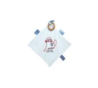 Doudou et Compagnie – Peluche mascotte JO Paris 2024 – Doudou plat, anneau en bois, 25x25 cm