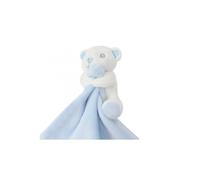 Doudou plat Mumbles Animal - Blue bear - TU - Hochet - Tissu doux