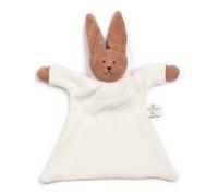 Doudou Plat Nanchen® Natur Lapin Coton Bio Eponge (Kba) Chocolat