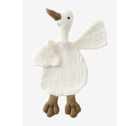 VERTBAUDET Doudou Plat OIE Personnalisable Blanc TU