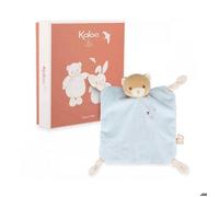 Doudou plat Ours bleu avec boite - KALOO - PELUCHES/Doudous - Rose