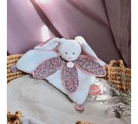 Doudou plat pétale Lapin Boh'aime (27 cm)