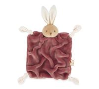 Doudou Plat Plume Lapin Bordeaux 24 Cm - Kaloo